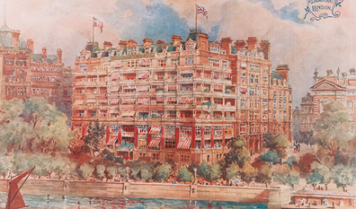 Savoy hotel painting