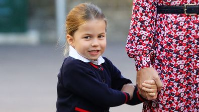 Princess Charlotte on her first day at school