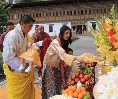 Bhutan royal family ceremony