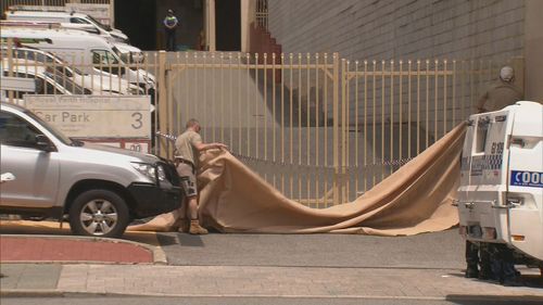 Police are investigating after the body of a man was found in a car park near Royal Perth Hospital this morning.