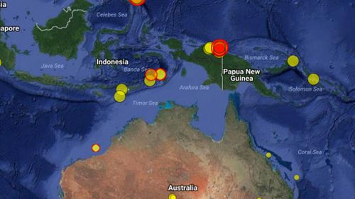 Indonesia earthquake felt in Darwin