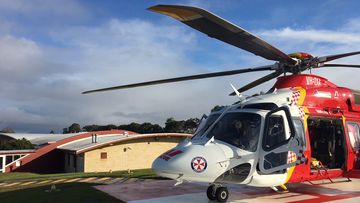 ﻿A 16-year-old boy has been flown to hospital after a workplace accident on the New South Wales central coast.
