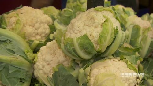 Cauliflower, a winter vegetable, is selling for almost double its normal price at the moment.