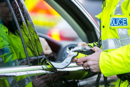 Roadside breath test stock rbt