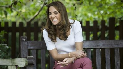 Kate Middleton, Duchess of Cambridge hears from families and key organisations about the ways in which peer support can help boost parent well-being while spending the day learning about the importance of parent-powered initiatives, in Battersea Park on September 22, 2020 in London, England. 