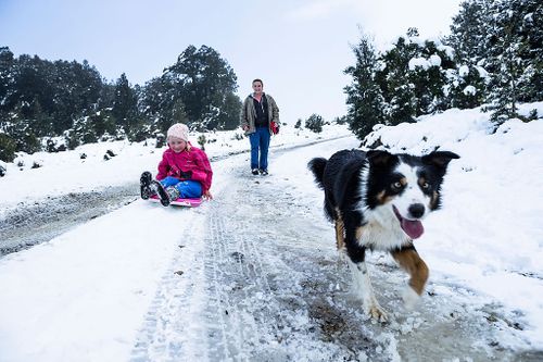 The low temperatures have created ideal conditions for snowfall, with many parts in the Australian alps receiving more snow than recent years. Picture: Getty.