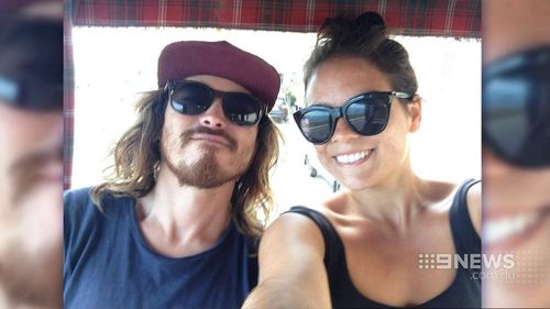 Matt Lee with his partner. (9NEWS)