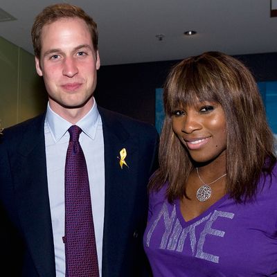 Prince William and Serena Williams