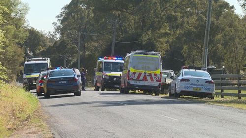 Man attacked by dogs in Leppington, Sydney.