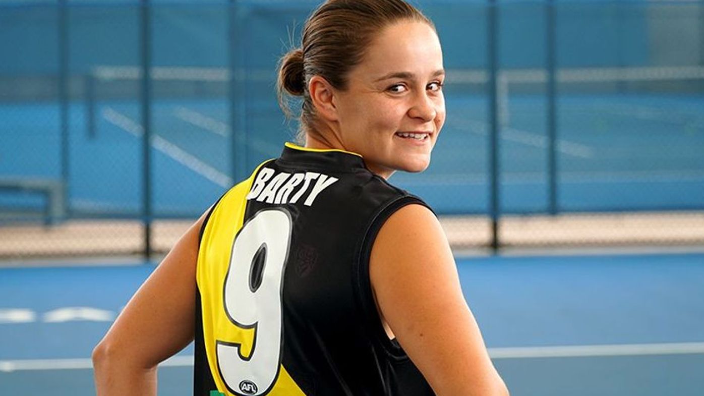 Richmond supporter and tennis champion Ash Barty