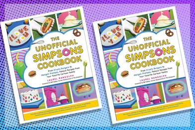 9PR: The Unofficial Simpsons Cookbook by Laurel Randolph cookbook cover