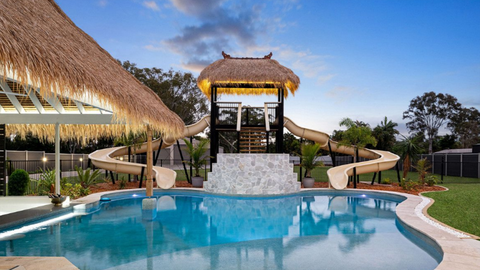 Resort-style home with water park sells for just over $2 million. 