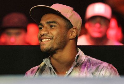 Fellow Wallby star Will Genia appeared to enjoy the show.