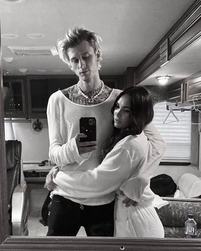 Machine Gun Kelly and Megan Fox celebrate Valentine's Day.