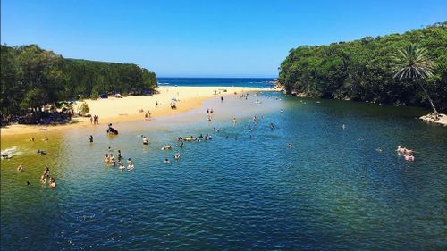 A man's body has been found after he went missing at the Wattamolla beach lagoon, in the NSW Royal National Park south of Sydney.