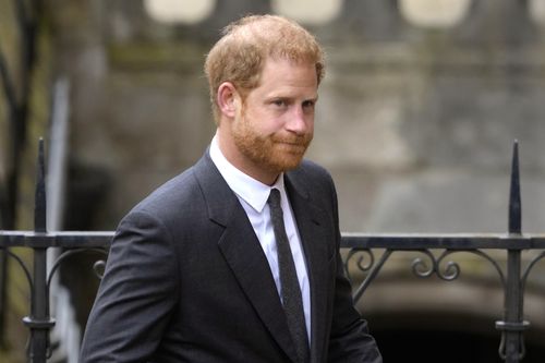 Prince Harry arrives at the Royal Courts Of Justice in London, Thursday, March 30, 2023. 