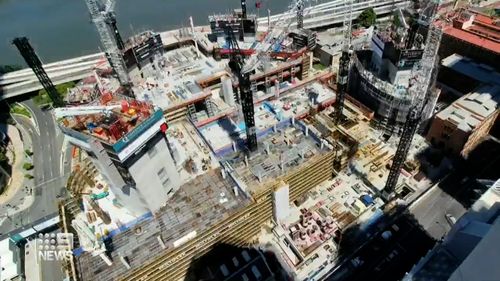 In an impressive millstone of COVID recovery for Queensland, Brisbane is going through a building boom – with cranes becoming a more common sight in the city's skyline.