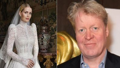 Kitty Spencer and father Earl Spencer wedding