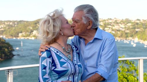 Bob Hawke and wife Blanche D'Alpuget. (60 Minutes)