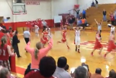 <b>A high school student in America has added his name to basketball's online immortals after being filmed netting a full-court shot to win a game on the buzzer.</b><br/><br/>With scores locked at 51-51, Clay Todd clinched victory for his Southern Rams with an unlikely three-point attempt from the opposite end of the court.<br/><br/>While the ball thundered into the backboard, it still somehow managed to fall through the hoop, sparking wild celebrations from his teammates. See how it compares to basketball's other great buzzer-beaters...