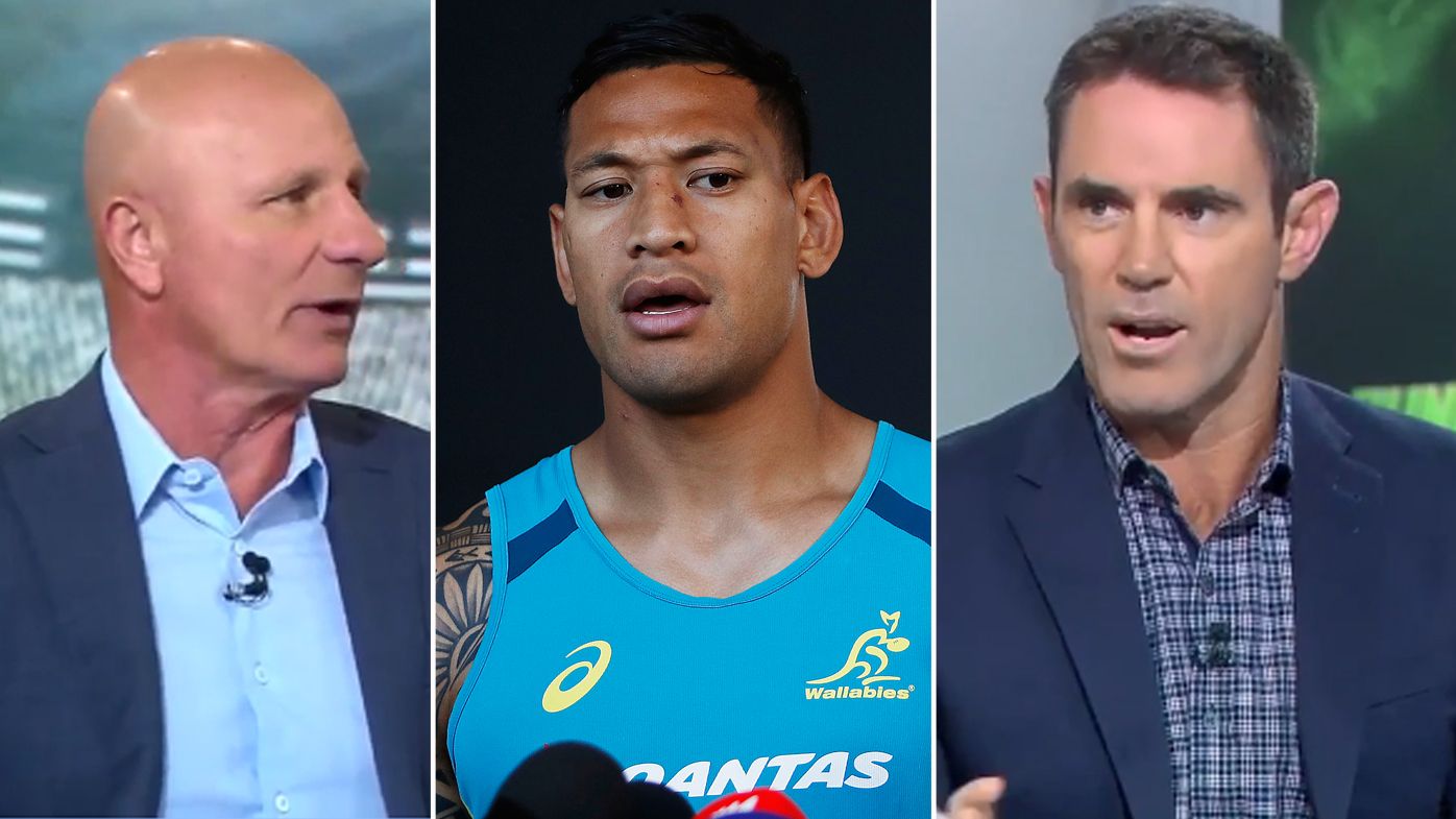 Peter Sterling, Israel Folau, and Brad Fittler