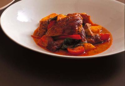 <a href="/recipes/iduck/8299877/neil-perry-red-curry-of-duck-and-pineapple" target="_top"></a>Recipe:&nbsp;<a href="/recipes/iduck/8299877/neil-perry-red-curry-of-duck-and-pineapple" target="_top" draggable="false">Red curry of duck and pineapple</a>