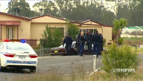 The police pursuit was sparked after a domestic dispute between a man and a woman led to a gunshot being fired in Leppington.
