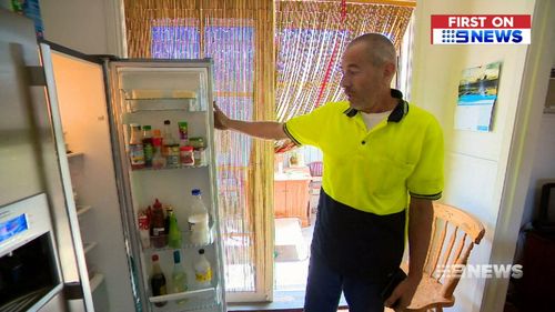 Homeowner Steve Freeman said the thief stole drinks from his fridge along with chocolates.