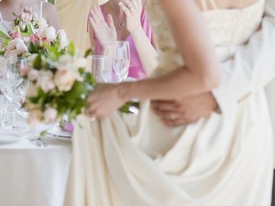 Wedding bride and groom