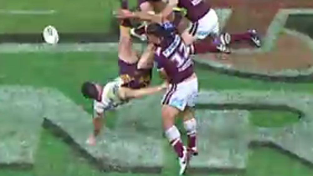 Taupau in hot water for nasty flipping tackle
