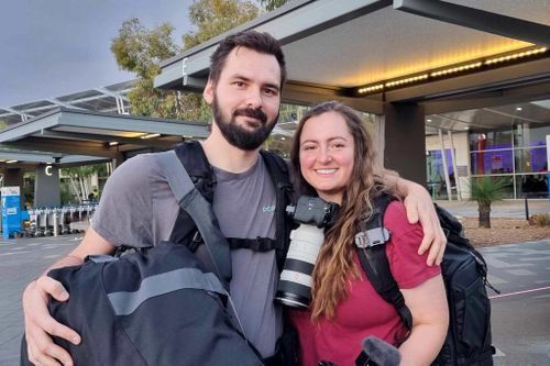 Lydia and Wehan living on the road