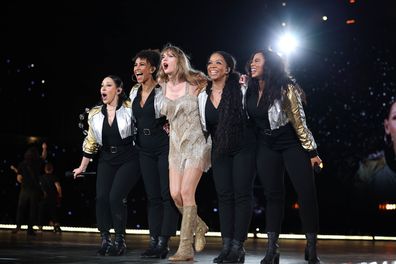 Taylor Swift performs at Accor Stadium on February 23, 2024 in Sydney, Australia