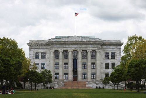 A view of the Harvard Medical School in the Longwood Medical Area in Boston, Massachusetts, on May 15, 2022.