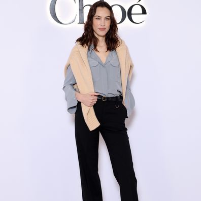 Alexa Chung attends the Chloé Womenswear Fall/Winter 2024-2025 show as part of Paris Fashion Week on February 29, 2024 in Paris, France. 