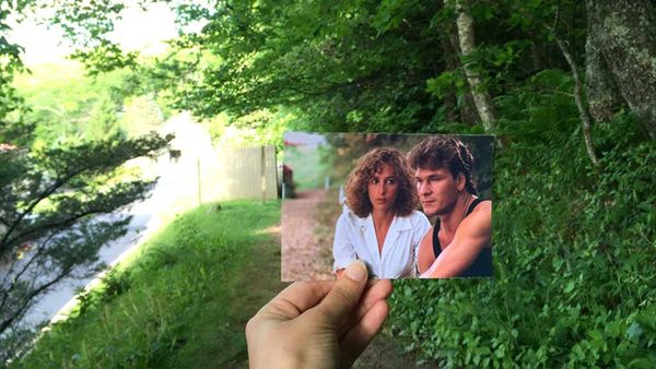 Blogger hilariously matches Dirty Dancing locations with stills from the cult film