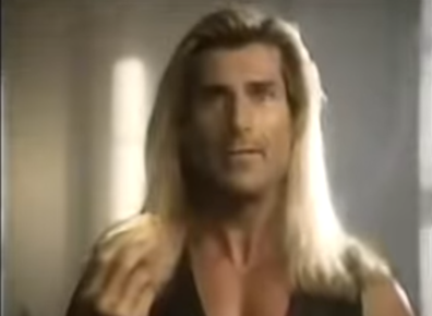 Fabio in the iconic commercial 'I can't believe it's not butter'.