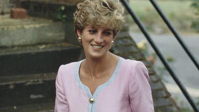 Princess Diana visits the Royal National Orthopaedic Hospital in Stanmore, July 1992.