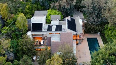 Celebrity home property real estate Los Angeles LA Hollywood Hills USA 