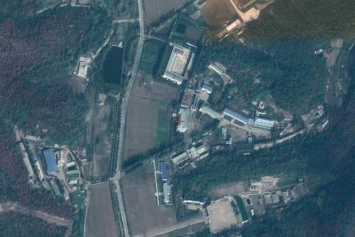 Sanumdong nuclear missile factory outside Pyongyang. Picture: Google Earth