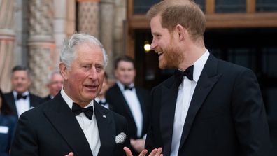 Harry and Charles regular contact royal baby birth.