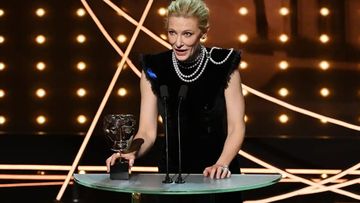 Cate Blanchett wins Best Actress at the 2023 BAFTAs.