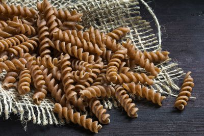 <strong>...wholewheat or brown pasta.</strong>