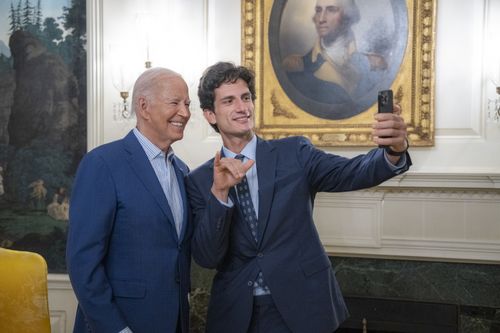 Jack Schlossberg and Joe Biden