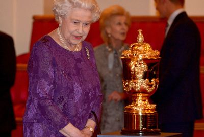 <b>They've knocked out the Queen's team - England - and now the Wallabies are seeking Her Majesty's support as they prepare for their World Cup quarter-final clash with Scotland.</b><br/><br/>The Queen and her grandson Prince Harry welcomed the stars of the Rugby World Cup - including key Wallabies - to a reception at Buckingham Palace overnight.<br/><br/>And skipper Stephen Moore revealed before the meeting - attended by coach Michael Cheika and several squad members - that he was seeking the Royal's backing ahead of their clash with Scotland and possibly Ireland in a semi-final should they progress to the next stage.<br/><br/>