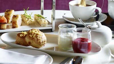 Recipe: The Wilmot's&nbsp;<a href="http://kitchen.nine.com.au/2017/05/12/09/49/lemon-white-chocolate-scones-with-rhubarb-strawberry-gin-jam-and-chantilly-cream" target="_top">Lemon white chocolate scones with rhubarb, strawberry, gin jam and chantilly cream</a>