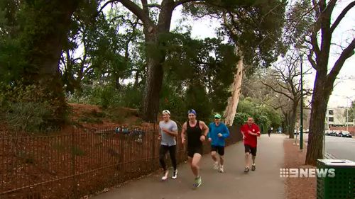 The trial text system urges people to exercise, suggests what they should be eating and includes medication time updates. Picture: 9NEWS.