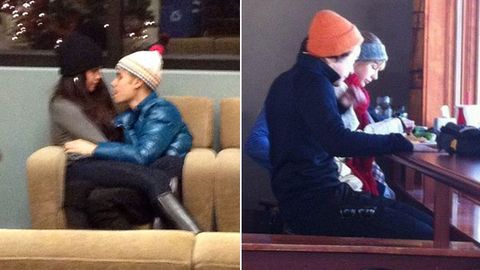 Couples' Christmas: Justin Bieber and Selena Gomez smooch at same ski resort as Taylor Swift and Harry Styles