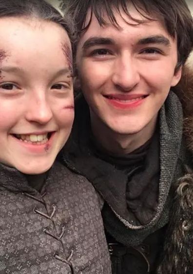 Bella Ramsey and Isaac Hempstead Wright on Game of Thrones