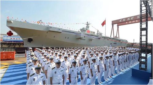 China has unveiled its new amphibious assault ship.