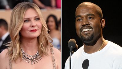 Kanye West, campaign poster, US presidential election, 2020, Twitter. Kirsten Dunst